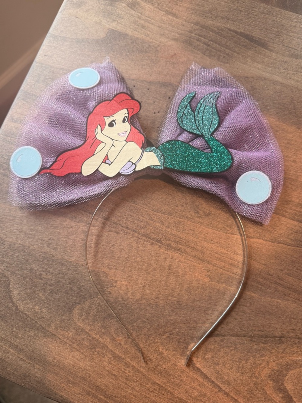 Ariel/Little Mermaid and Ursula Double sided  “Ear” Headband